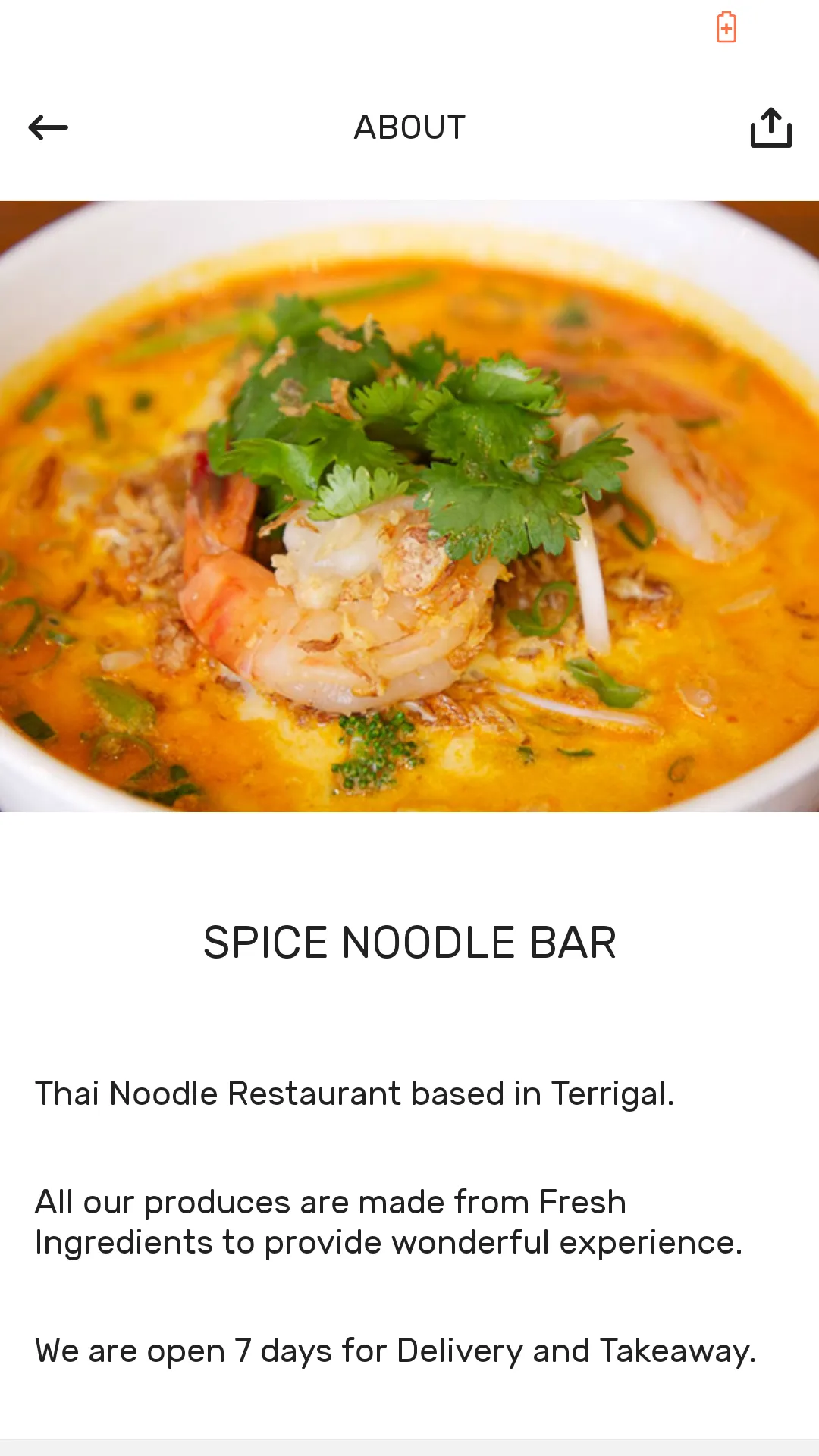 Spice Noodle Bar | Indus Appstore | Screenshot