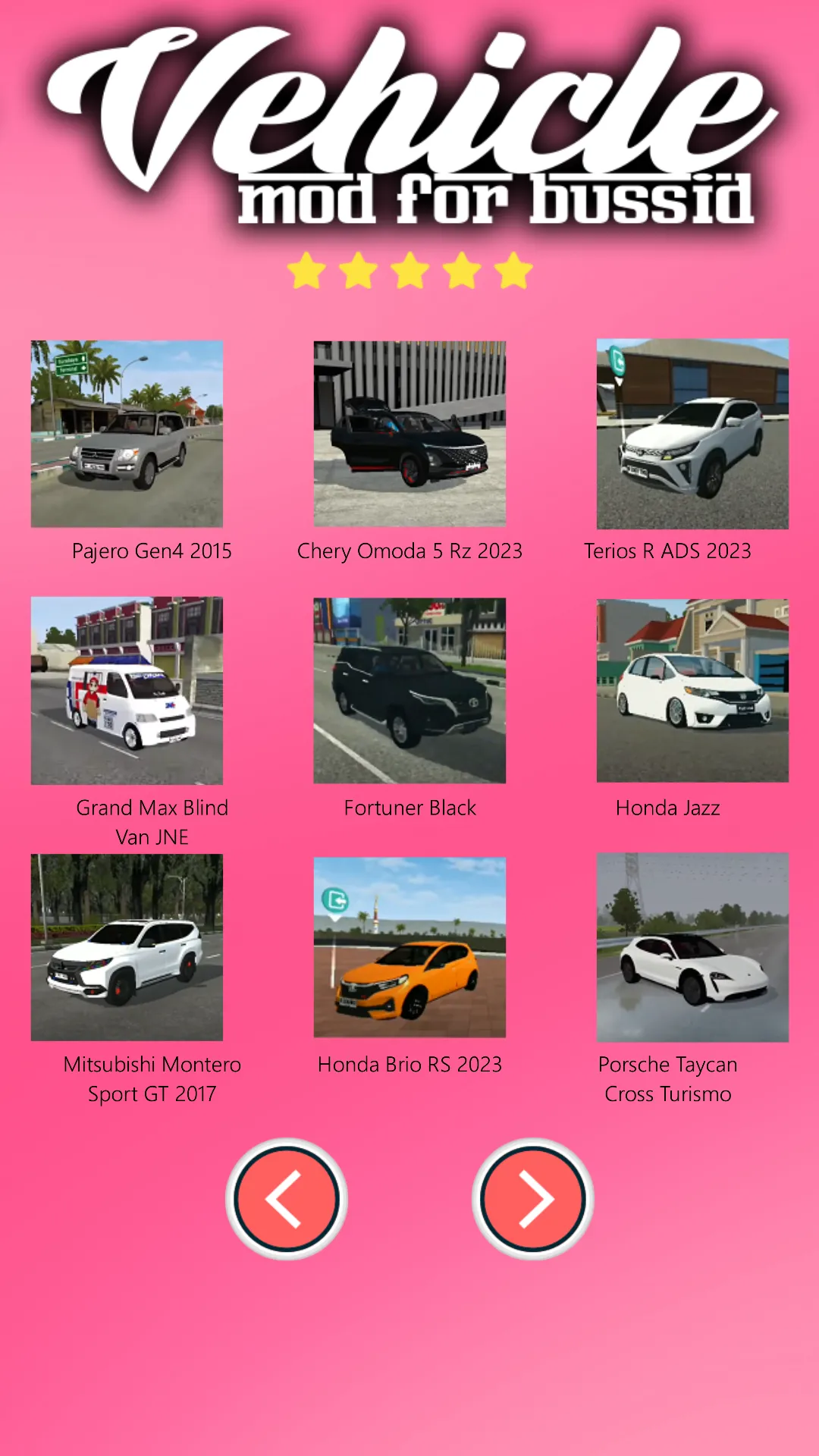 Vehicle Mod For Bussid | Indus Appstore | Screenshot