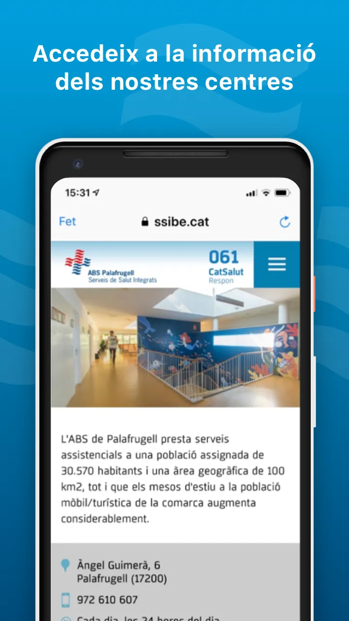 SSIBE - Serveis Salut Integrat | Indus Appstore | Screenshot