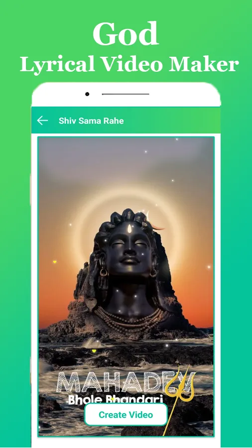 God Lyrical Video Status Maker | Indus Appstore | Screenshot