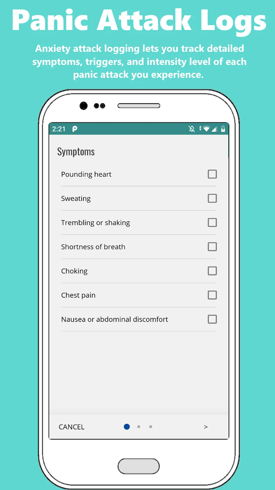 Anxiety & Stress Log, Analysis | Indus Appstore | Screenshot