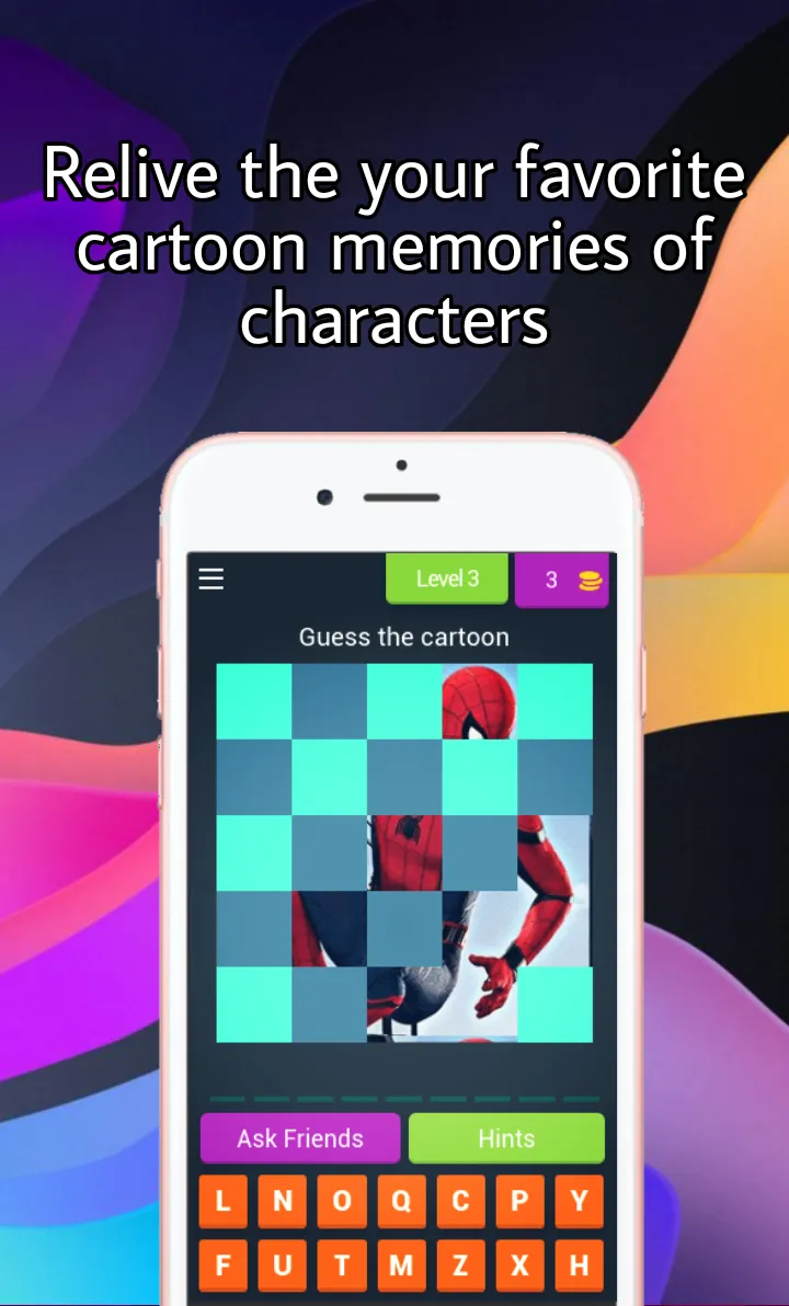 Guess the Cartoon Characters | Indus Appstore | Screenshot