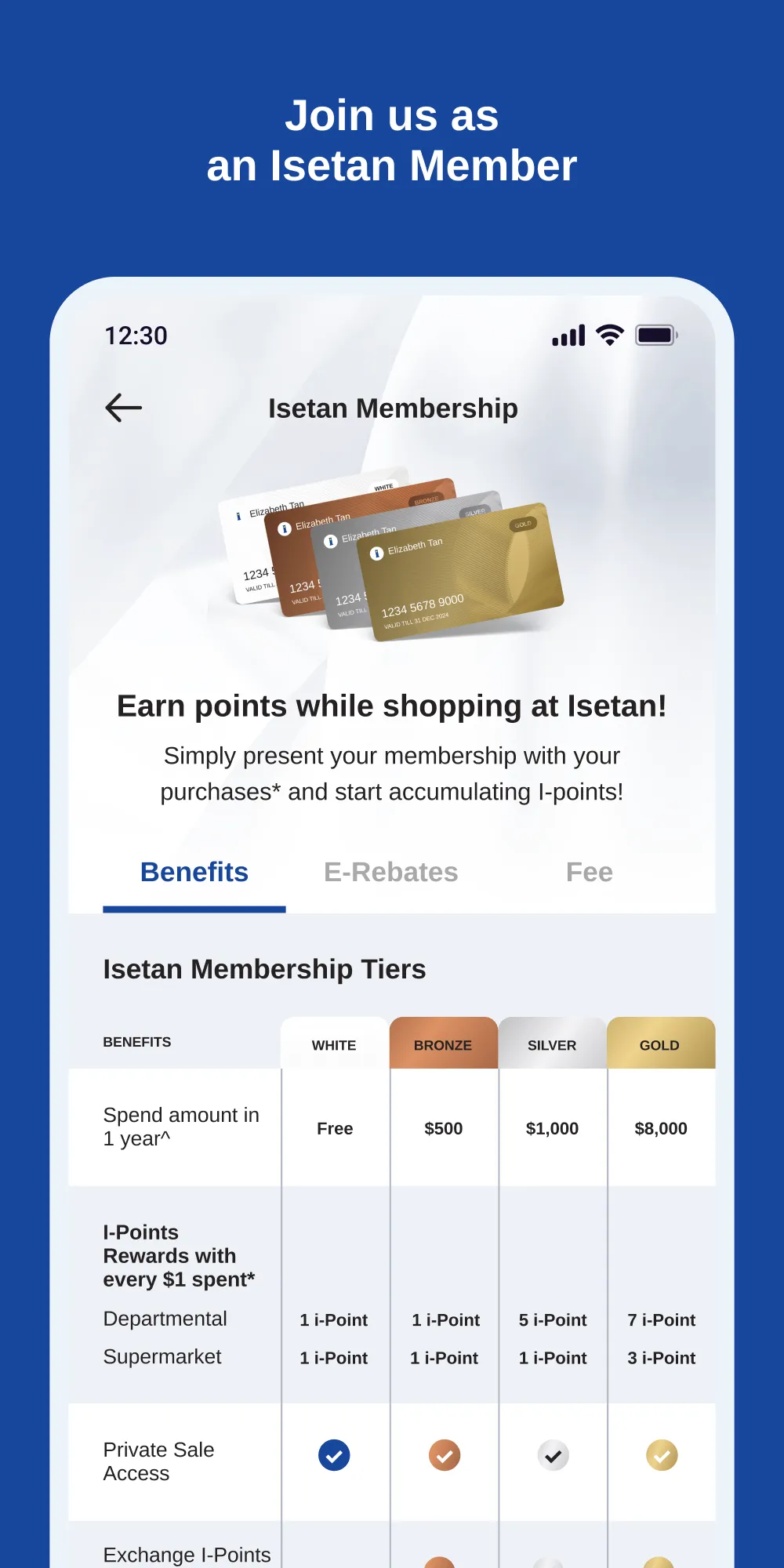 Isetan Privilege | Indus Appstore | Screenshot