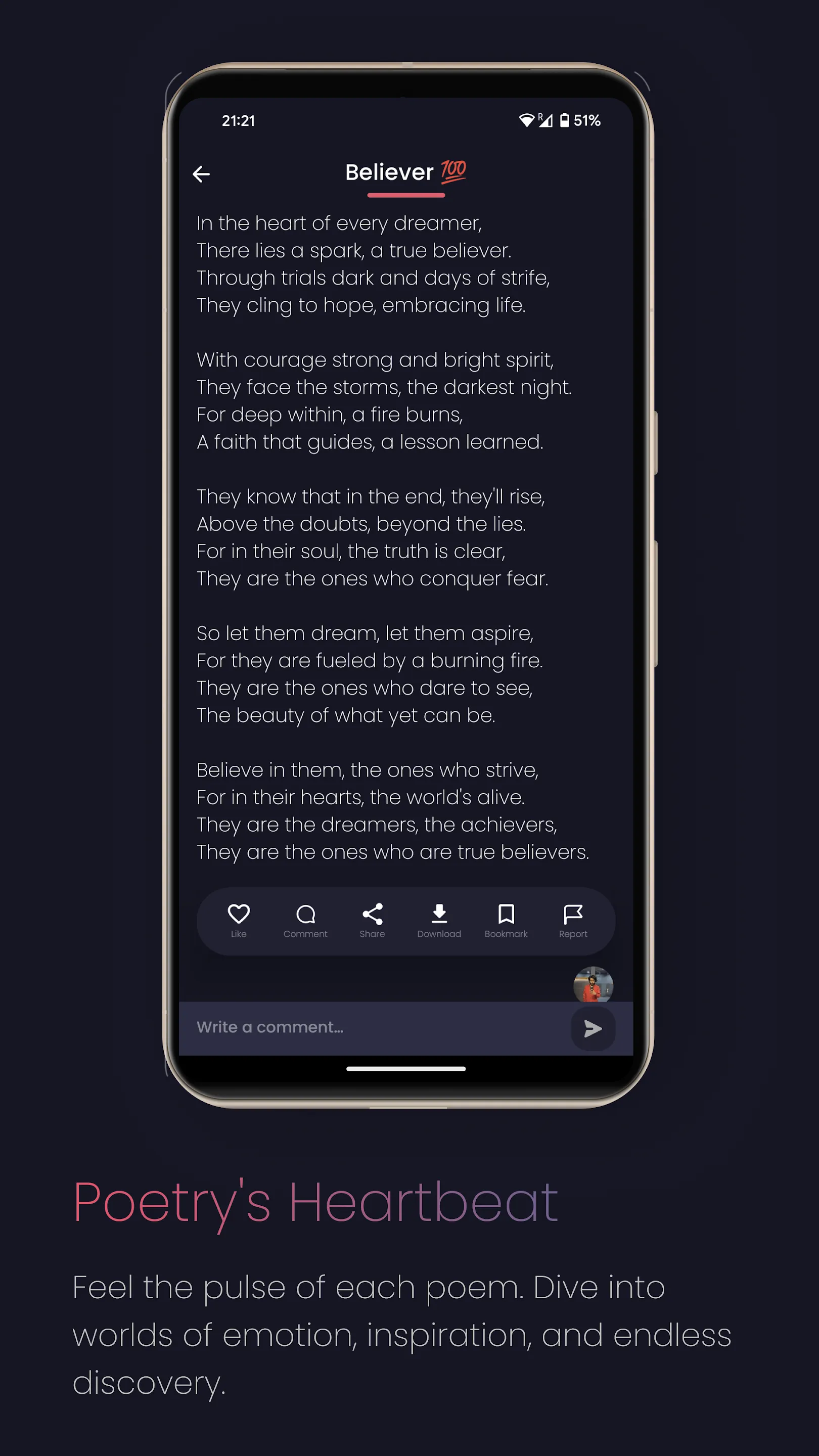 Apoet - Poem, Tales, Stories | Indus Appstore | Screenshot