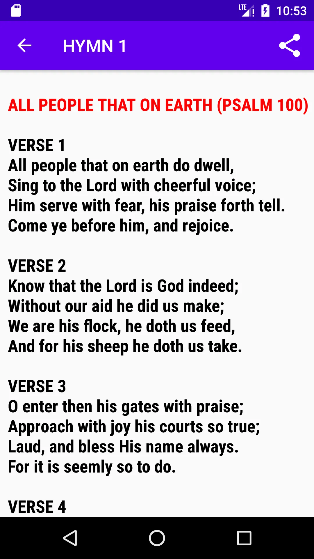 Catholic Hymn Book | Indus Appstore | Screenshot