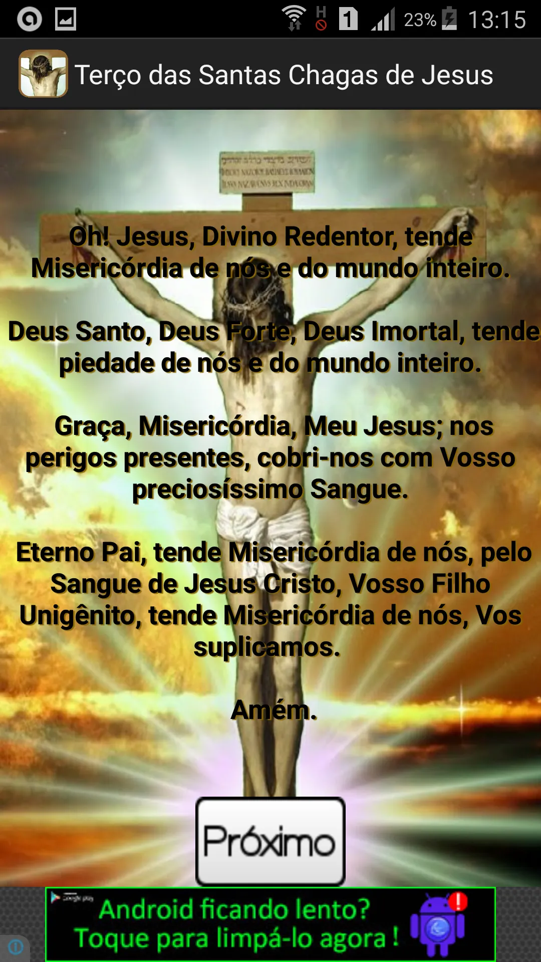 Terço das Santas Chagas Jesus | Indus Appstore | Screenshot