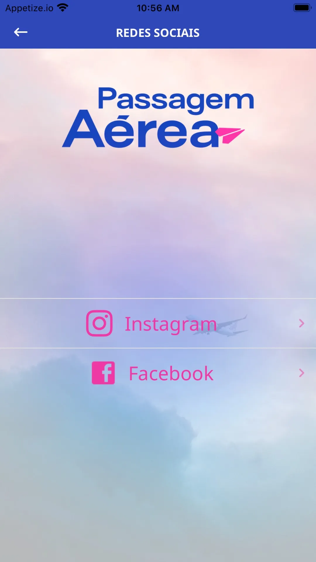 Passagem Aérea | Indus Appstore | Screenshot