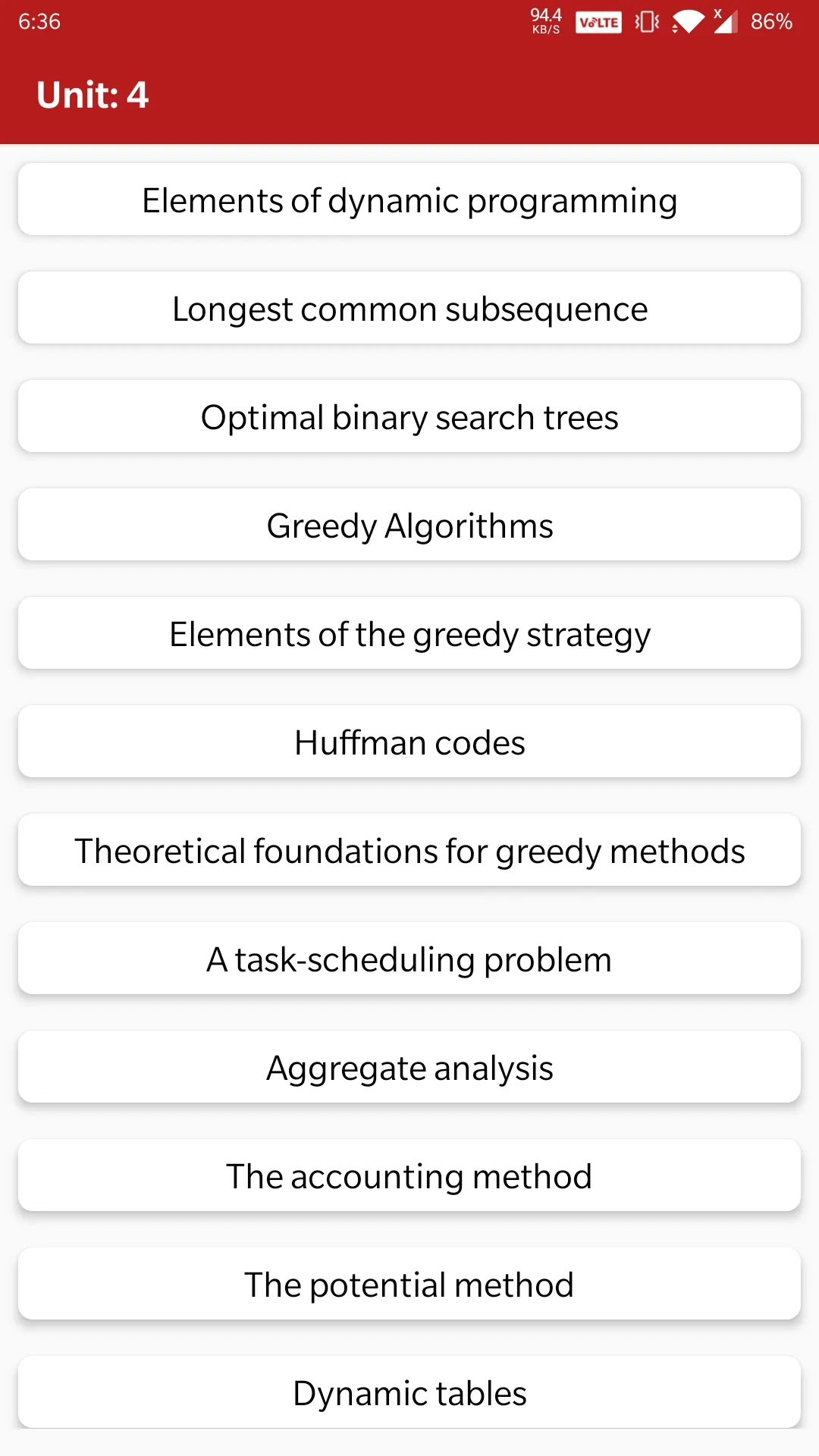 Design & Analysis Of Algorithm | Indus Appstore | Screenshot