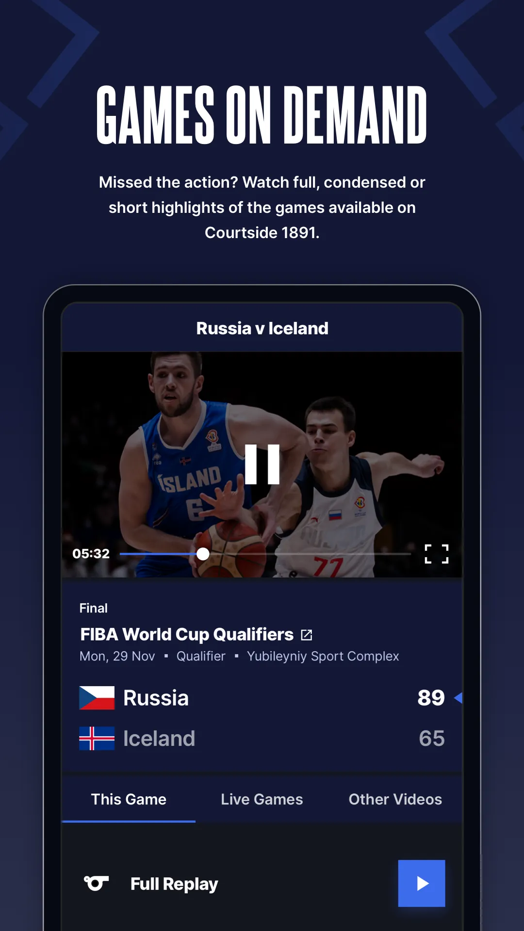 Courtside 1891 | Indus Appstore | Screenshot