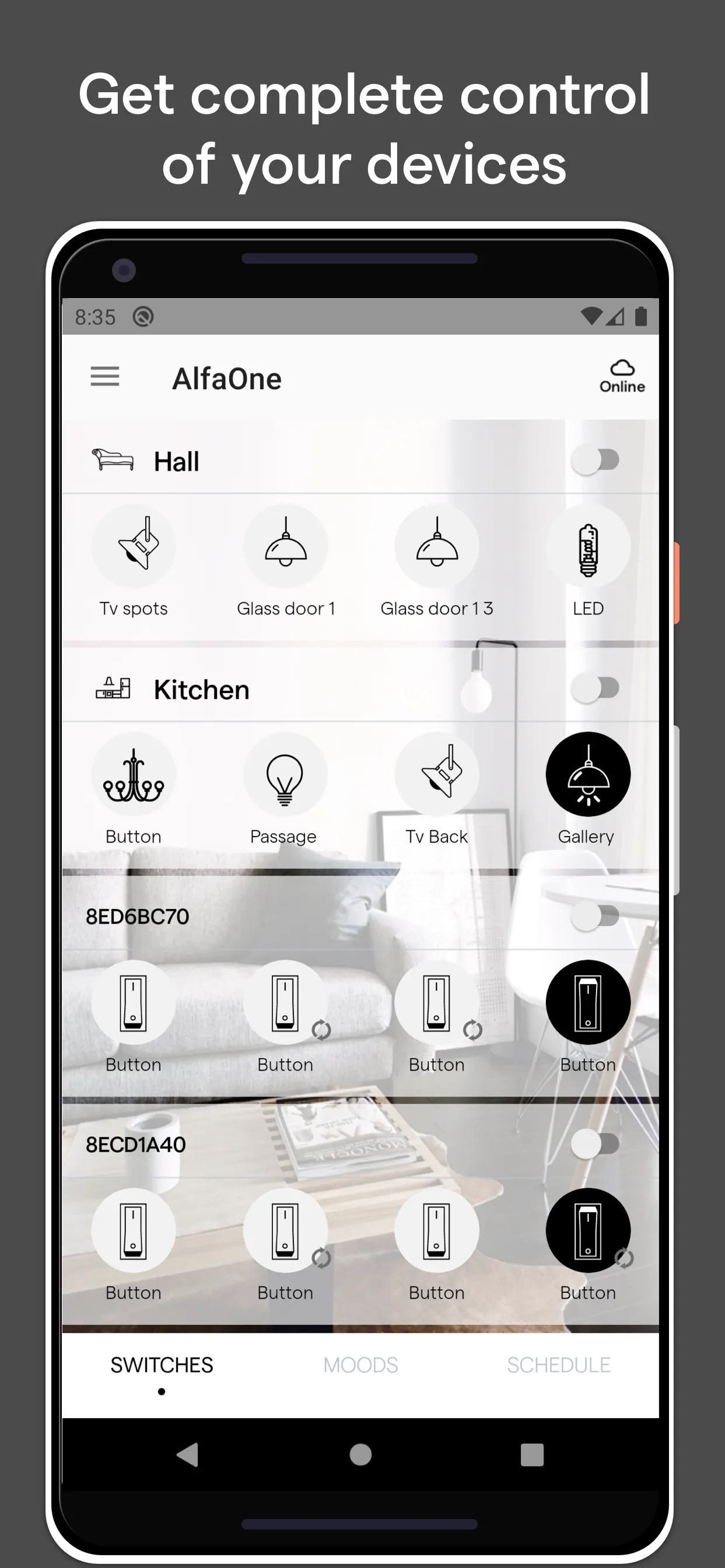 AlfaOne Home Automation | Indus Appstore | Screenshot