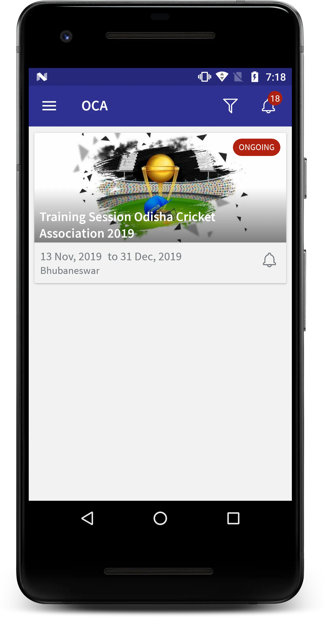 Odisha Cricket Association | Indus Appstore | Screenshot