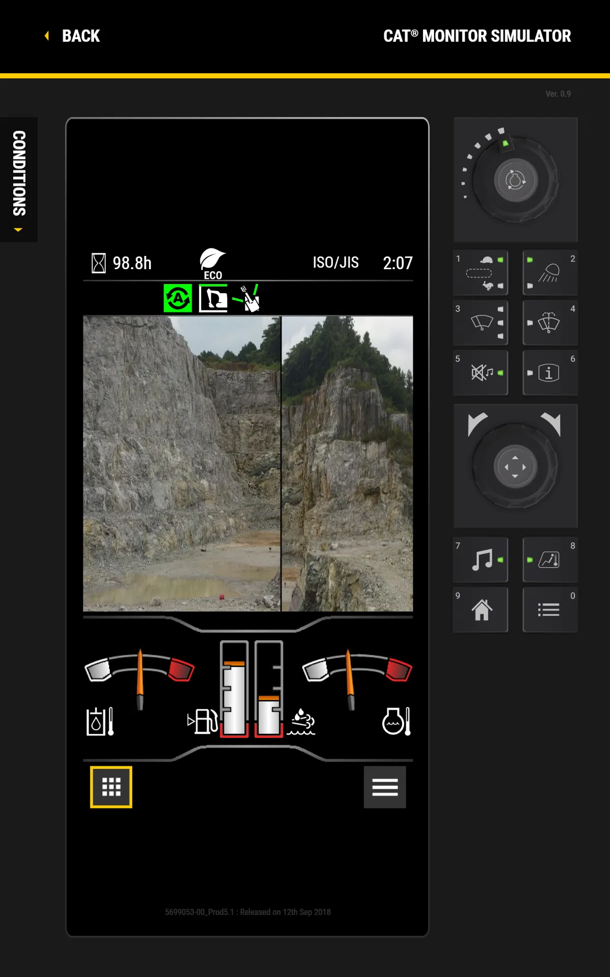 Cat® Monitor Simulator | Indus Appstore | Screenshot