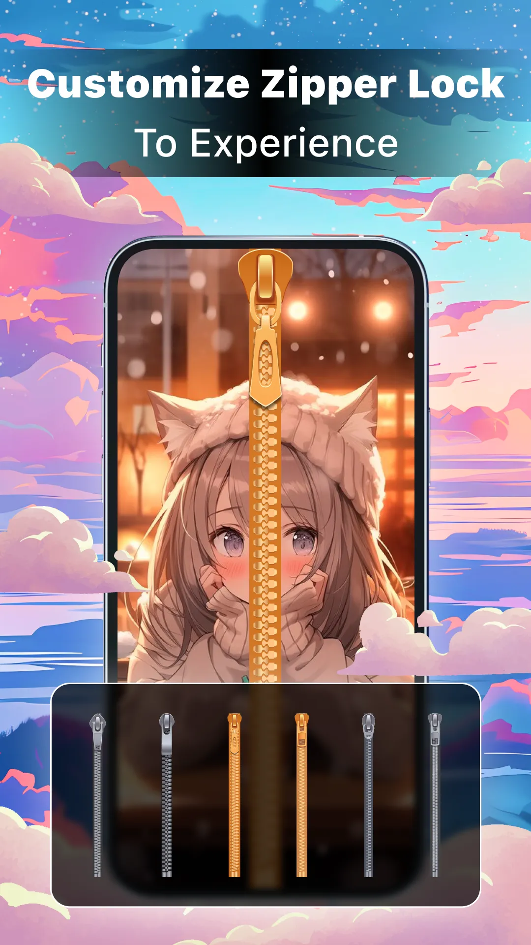 Zipper Lock Screen - Zip Lock | Indus Appstore | Screenshot