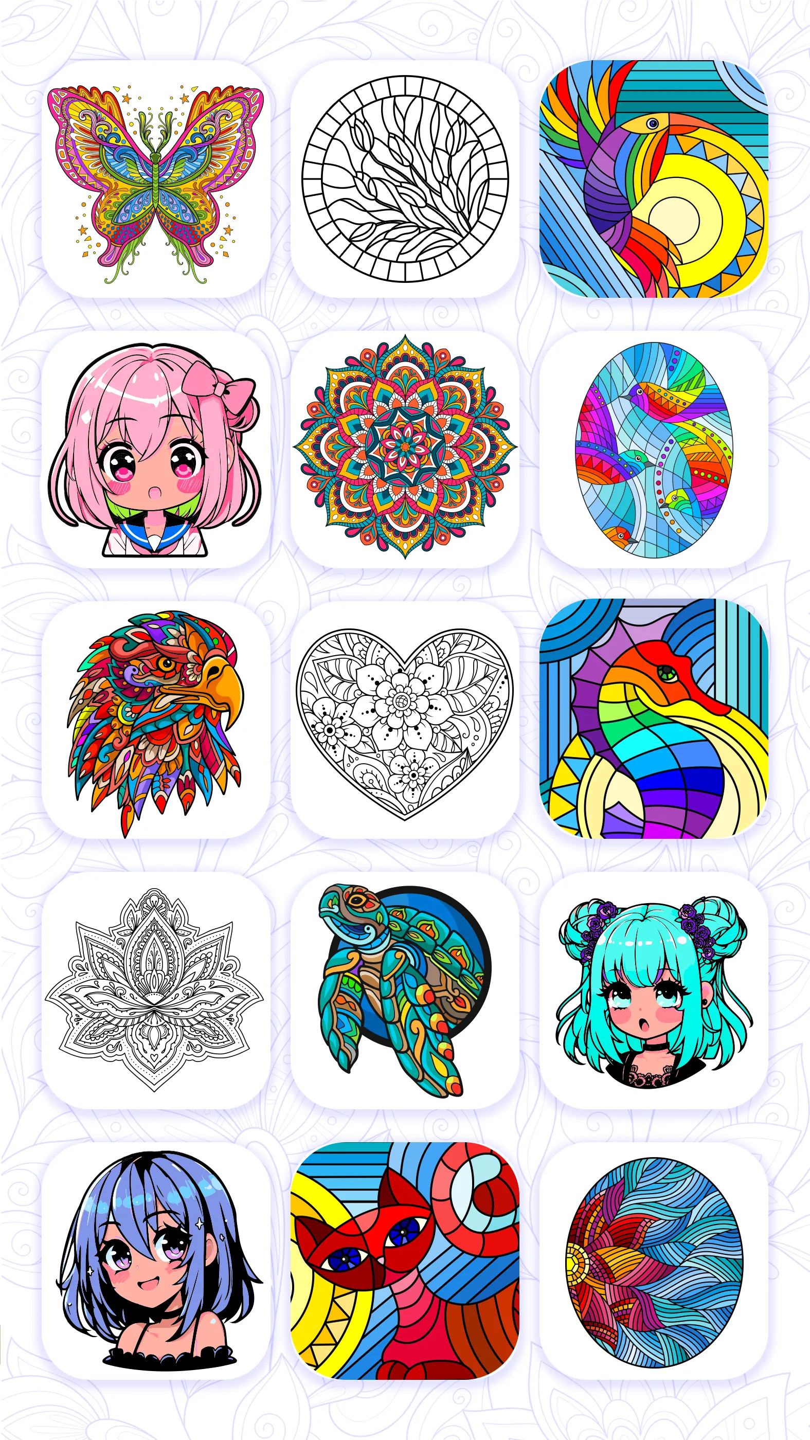 Coloring Book For Relaxation | Indus Appstore | Screenshot