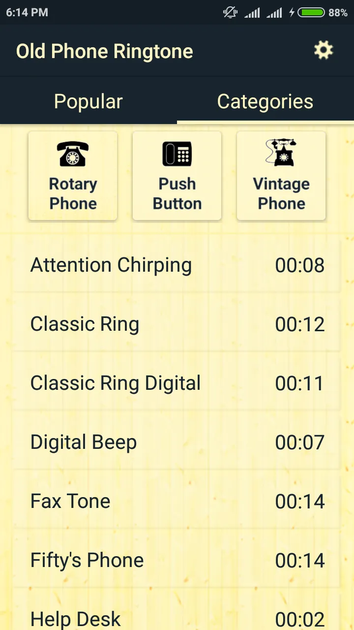 Old Phone Ringtones | Indus Appstore | Screenshot