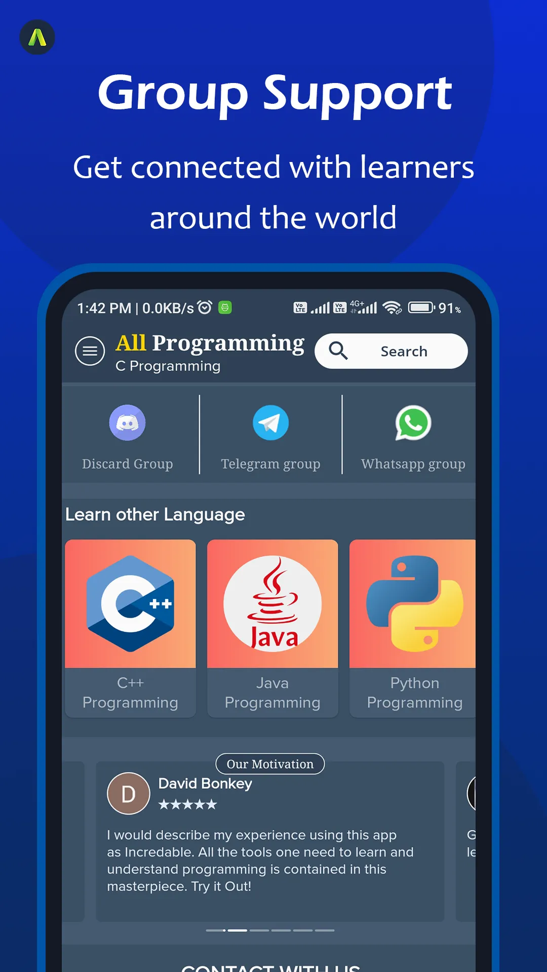 All Programming : C, C++, Java | Indus Appstore | Screenshot