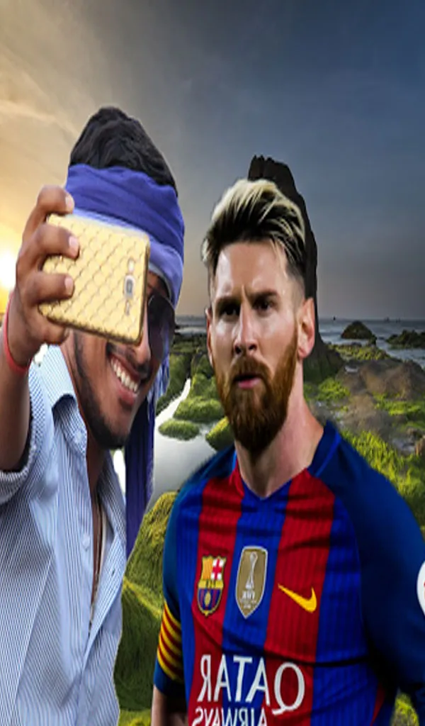 Selfie With Lionel Messi | Indus Appstore | Screenshot