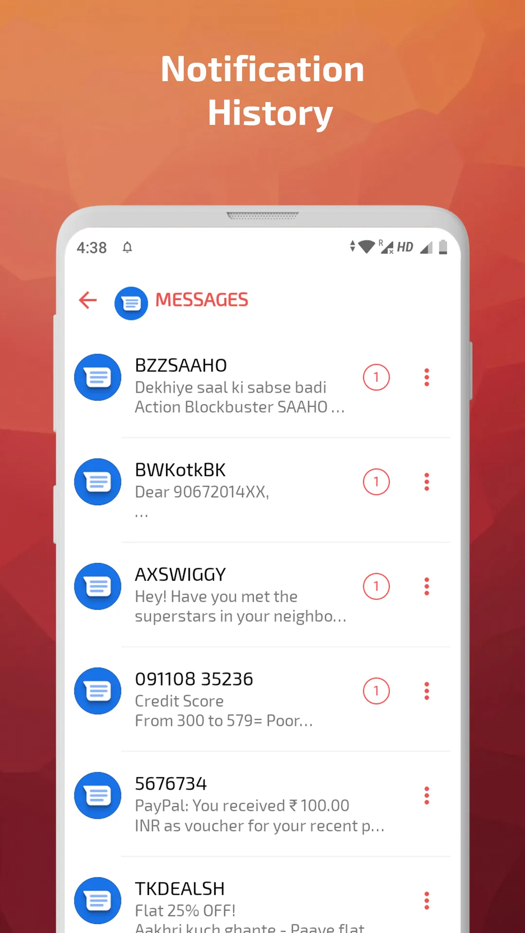 Notisaver-Notification history | Indus Appstore | Screenshot