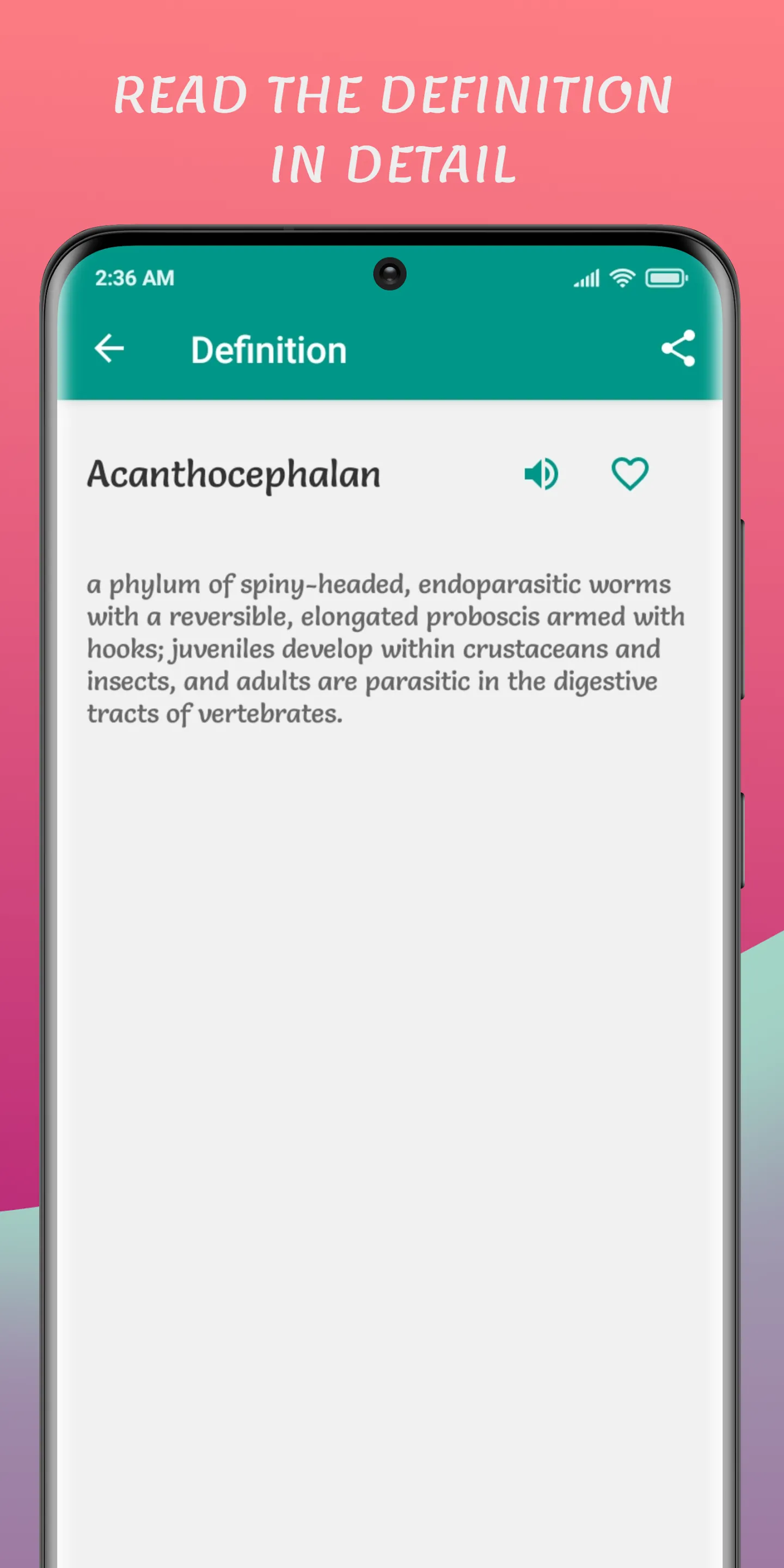 Zoology Dictionary Offline | Indus Appstore | Screenshot