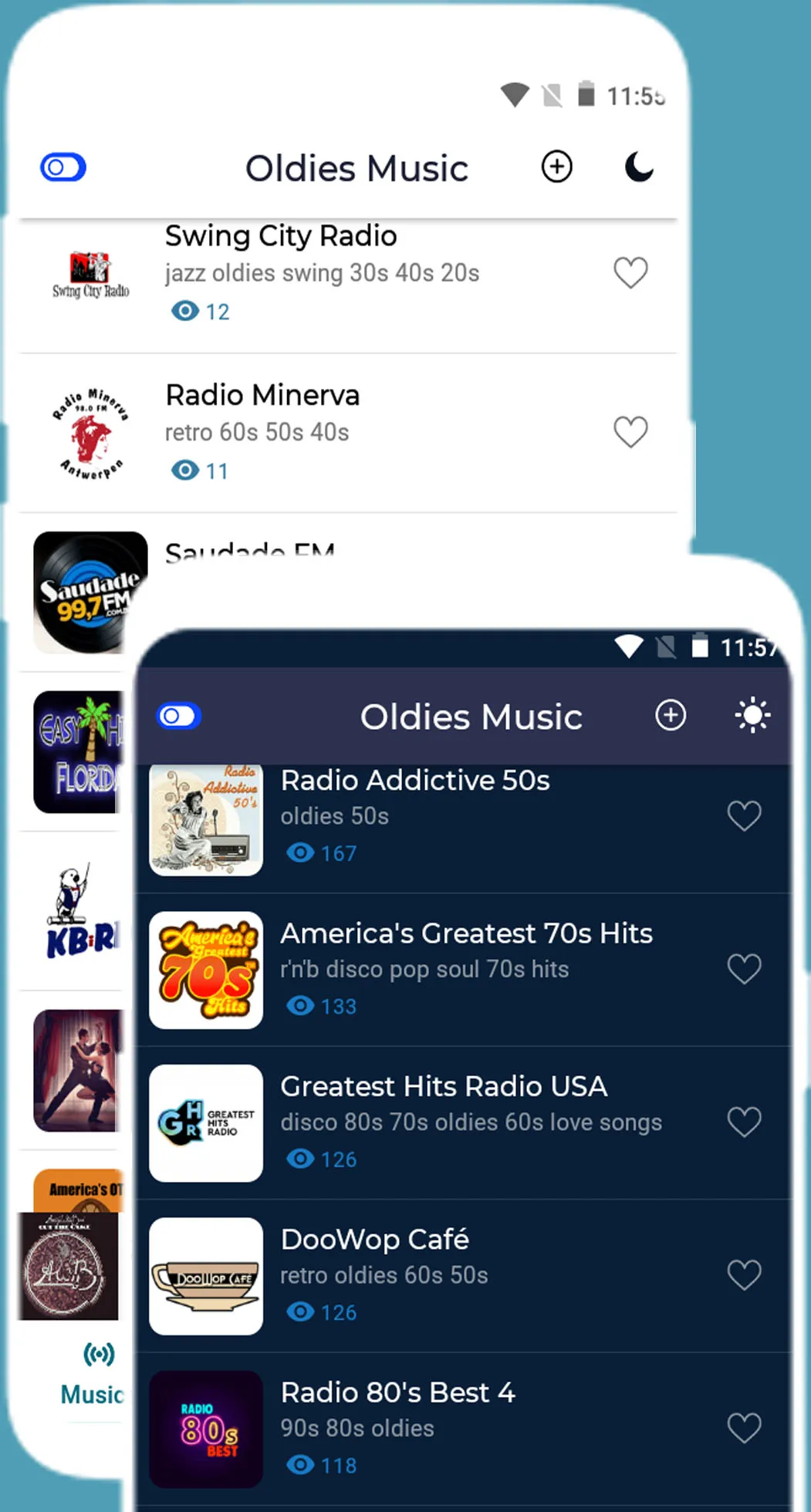 50s 60s 70s Oldies Music Radio | Indus Appstore | Screenshot