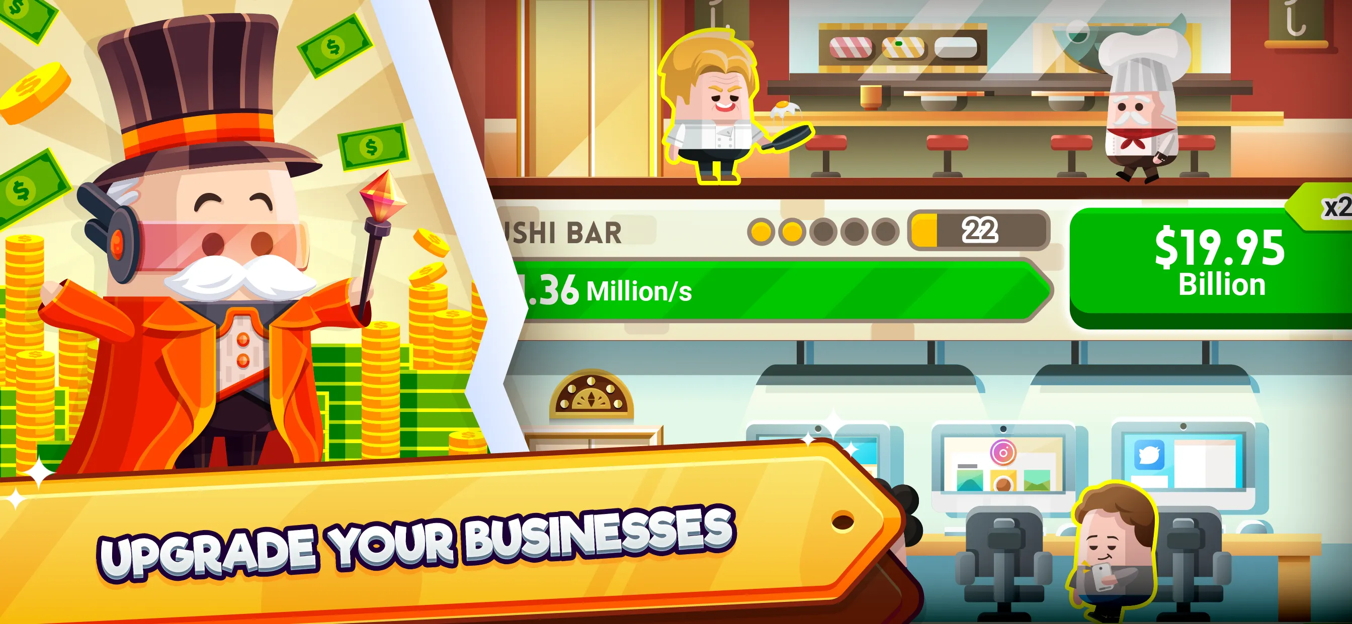 Cash, Inc. Fame & Fortune Game | Indus Appstore | Screenshot