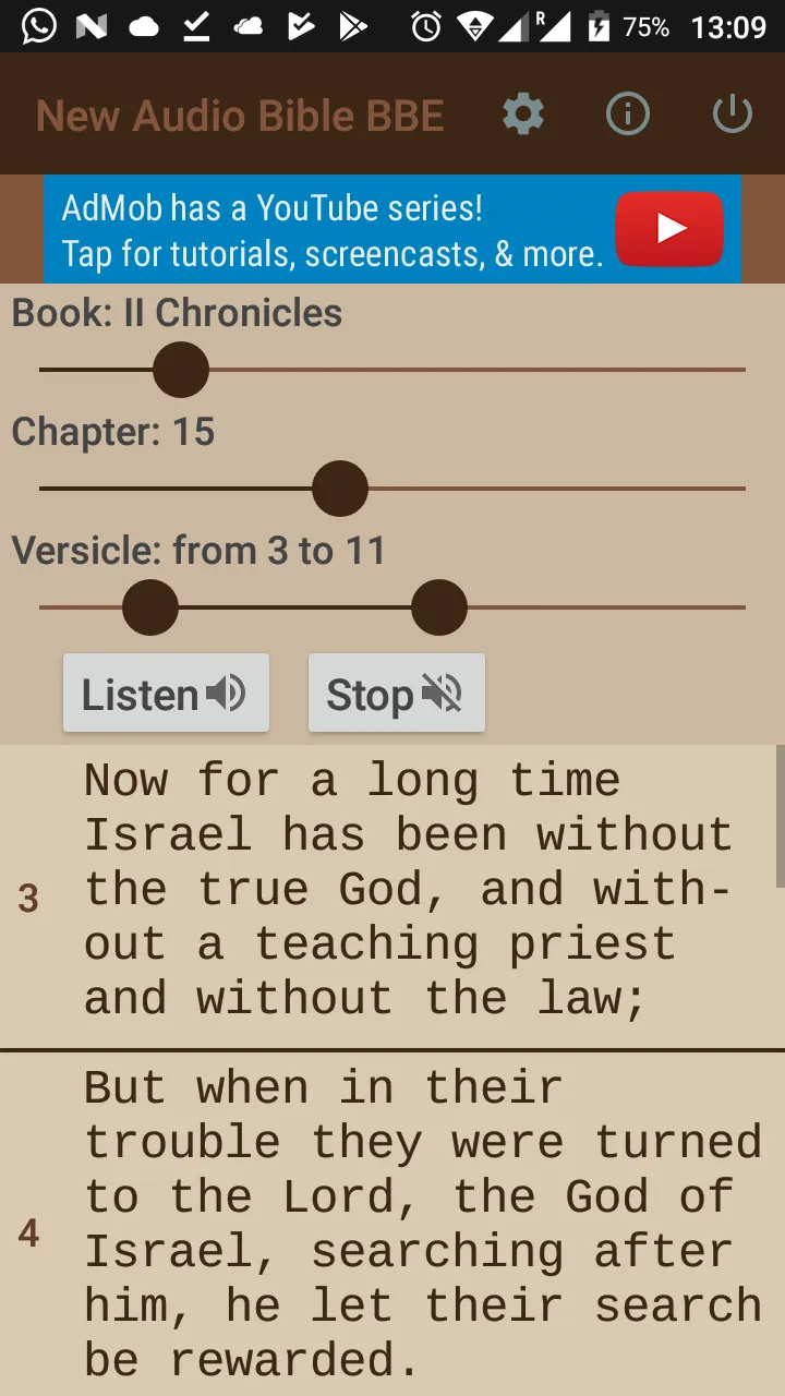 New Audio Bible in Basic Engli | Indus Appstore | Screenshot