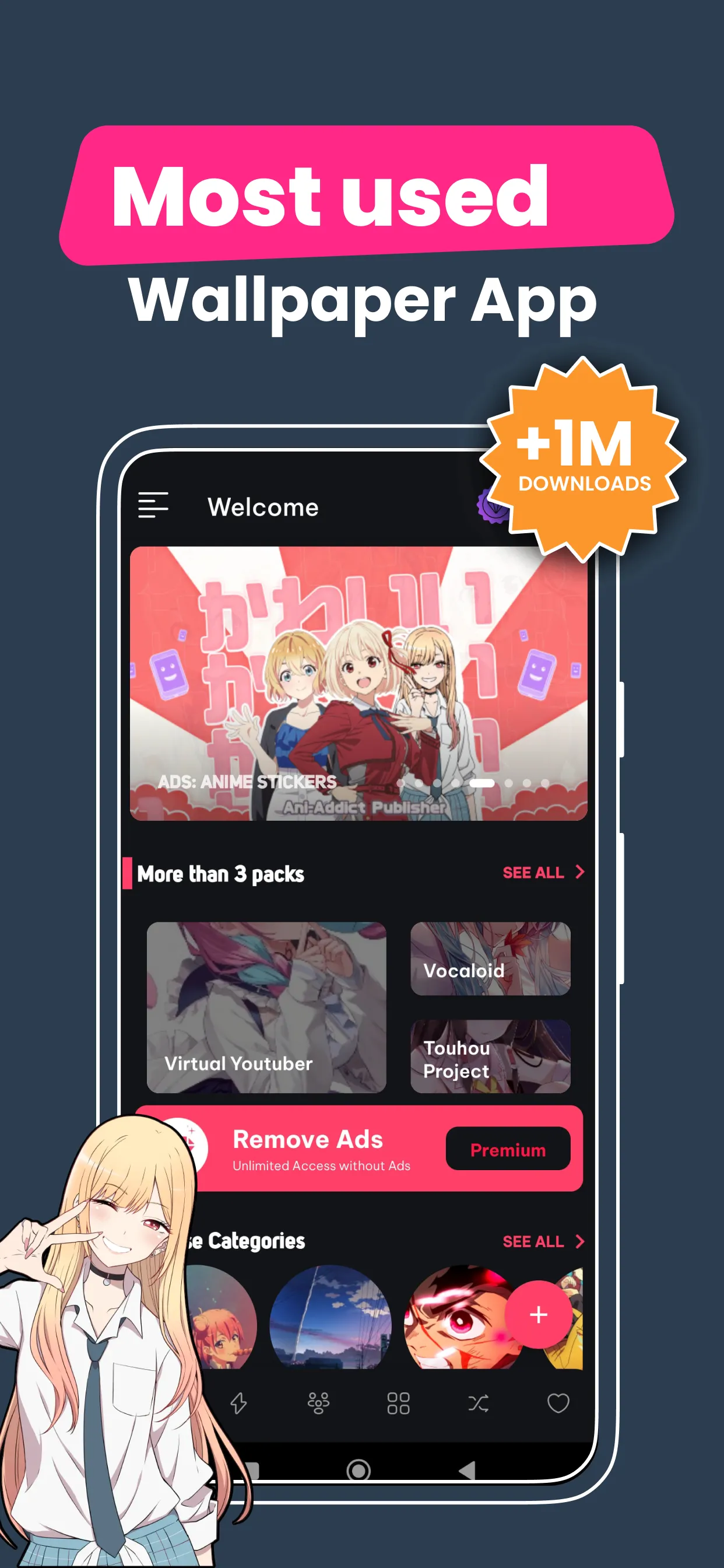 +9000000 Anime Live Wallpapers | Indus Appstore | Screenshot