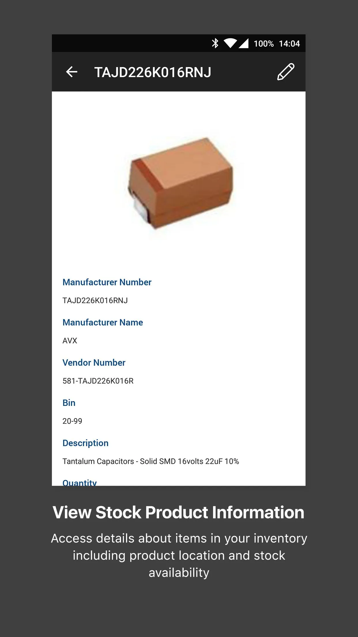 Inventory Management by Mouser | Indus Appstore | Screenshot