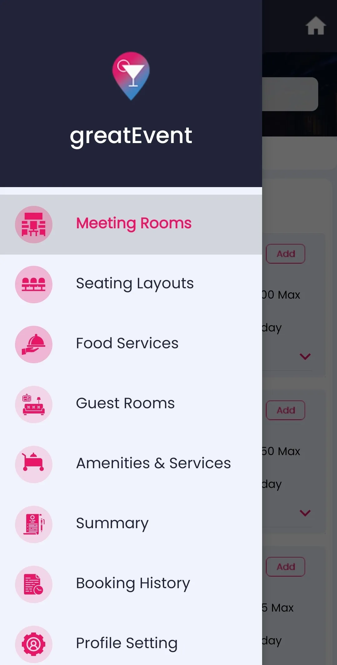 greatEvent-Booking Simplified | Indus Appstore | Screenshot