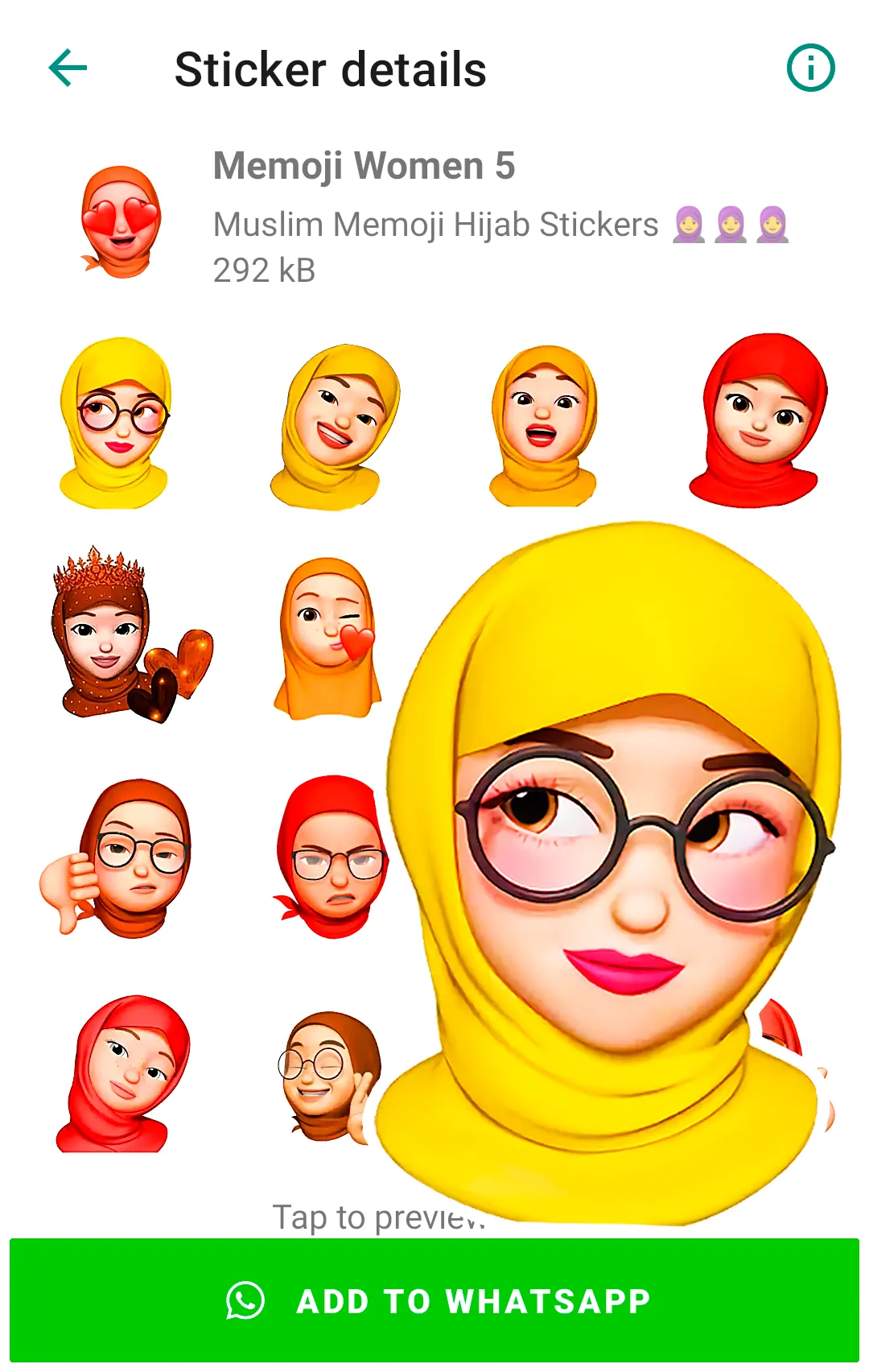 Memoji Islamic Muslim Stickers | Indus Appstore | Screenshot