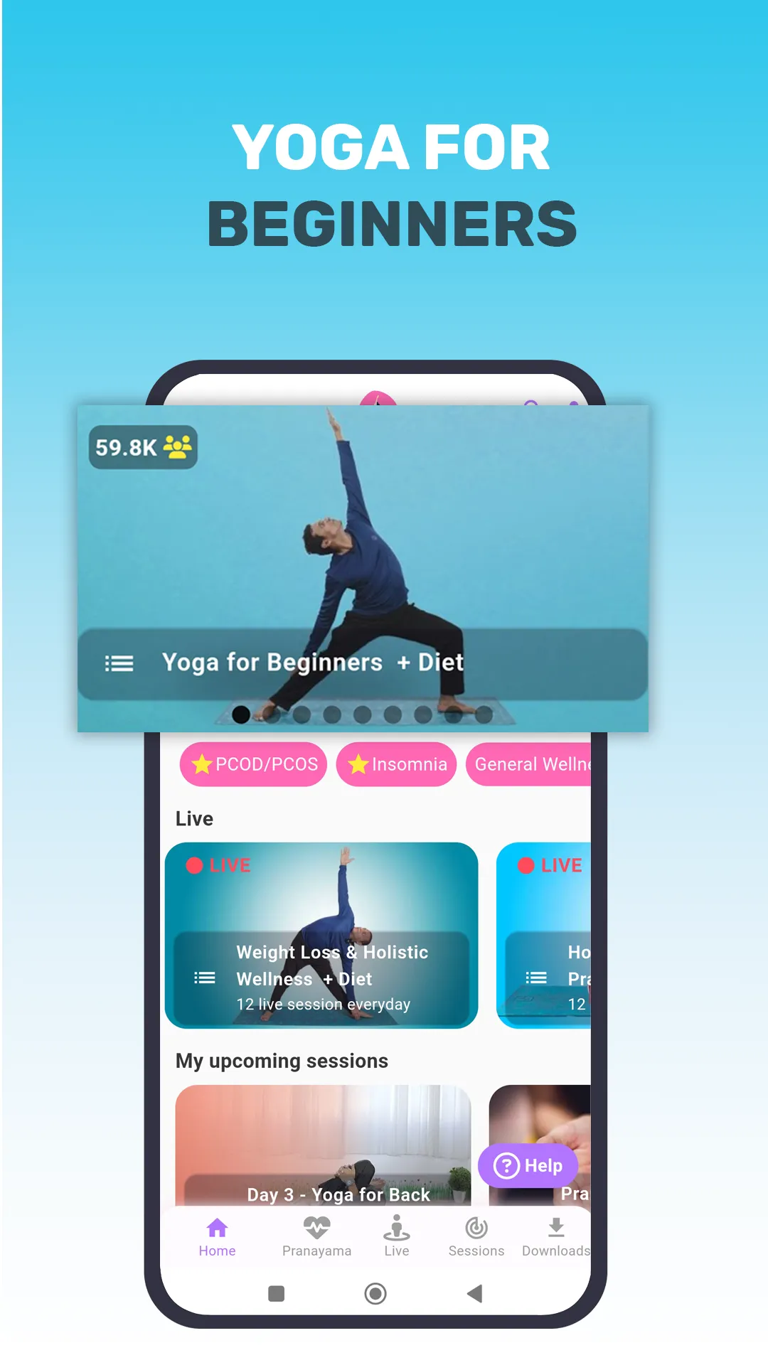 Yog4Lyf: Yoga for weight loss | Indus Appstore | Screenshot