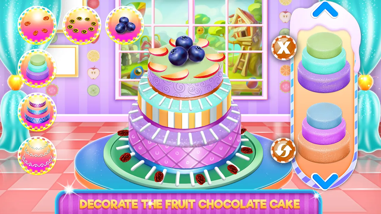 Fruit Chocolate Cake Cooking | Indus Appstore | Screenshot