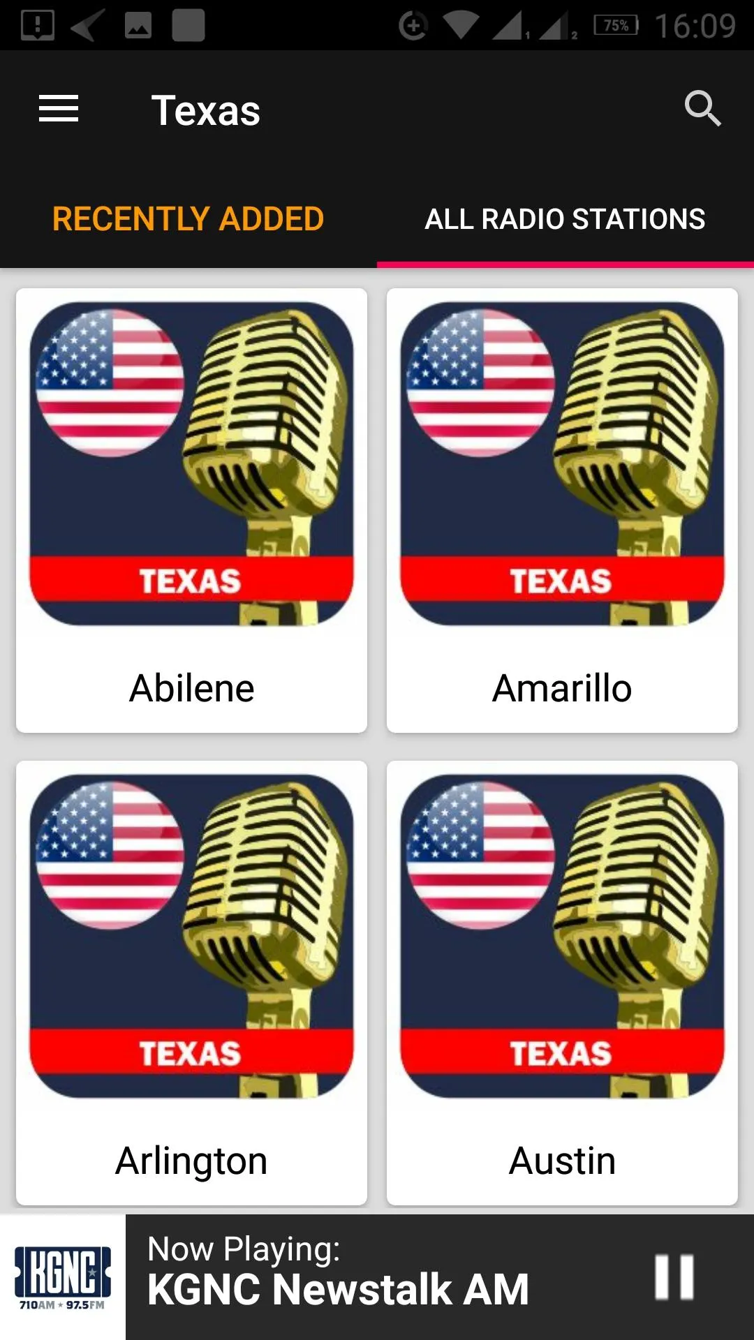 Texas Radio Stations - USA | Indus Appstore | Screenshot