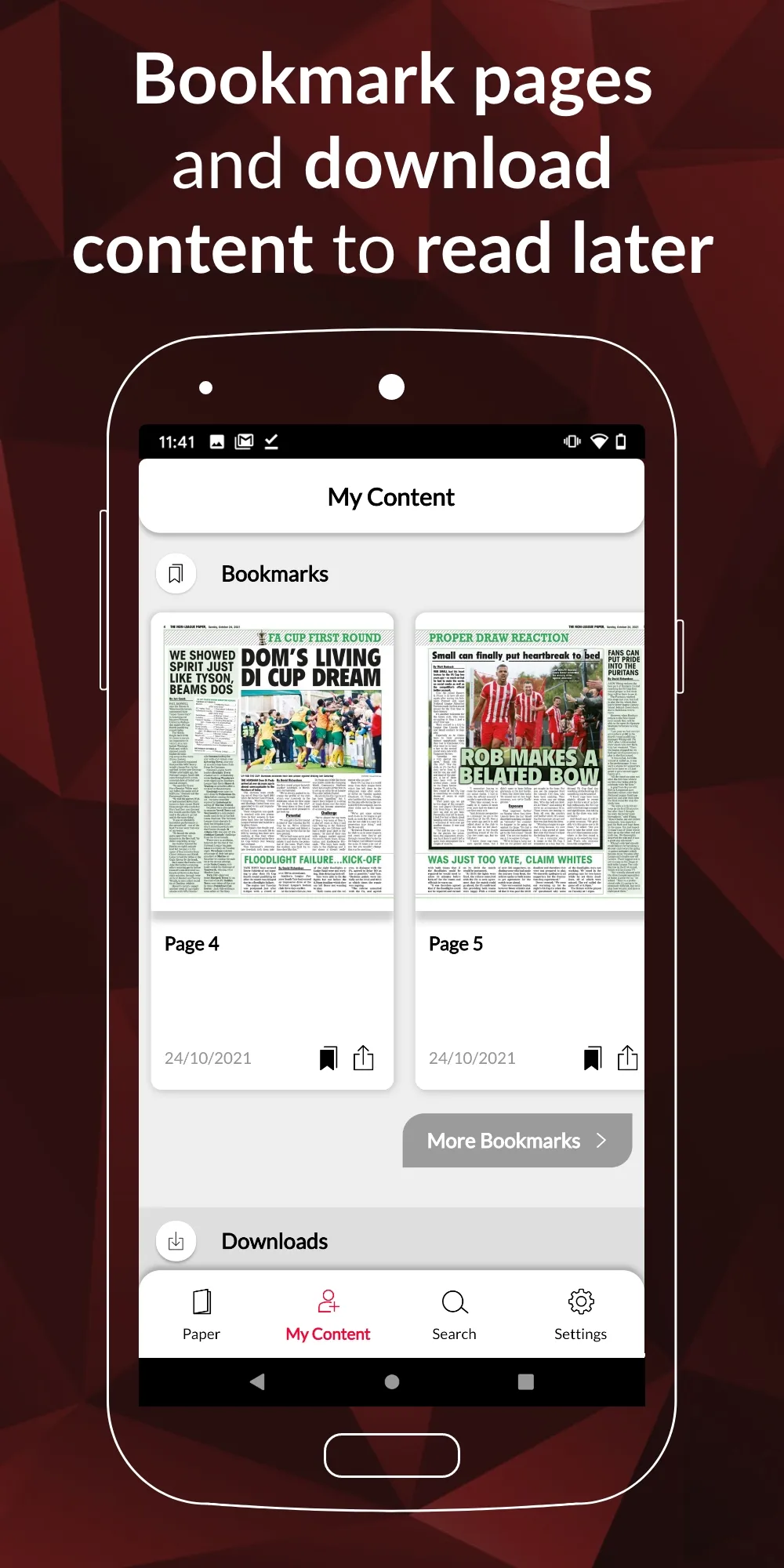 The Non-League Paper | Indus Appstore | Screenshot