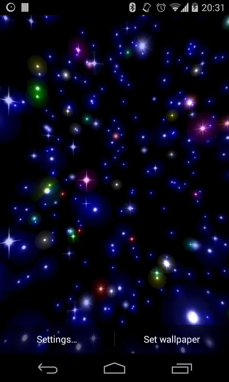 Starfall Live Wallpaper | Indus Appstore | Screenshot