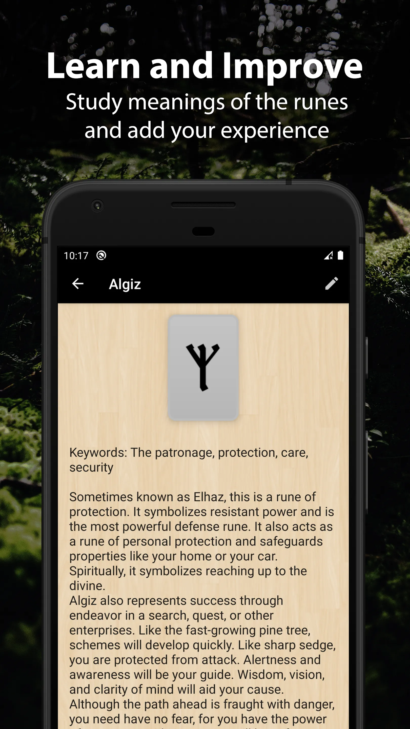 Runic Divination - Runes Tarot | Indus Appstore | Screenshot