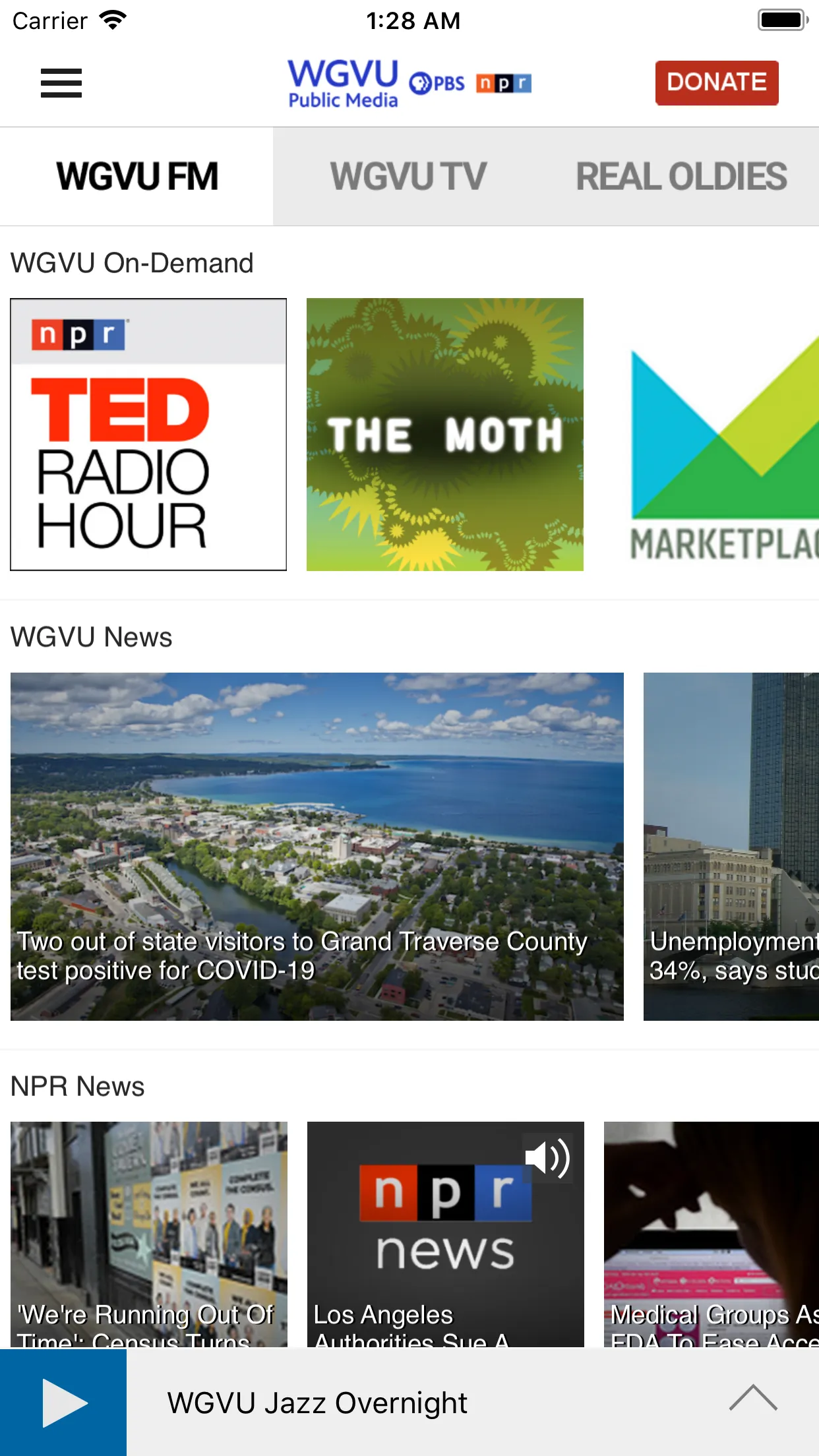 WGVU Public Radio App | Indus Appstore | Screenshot