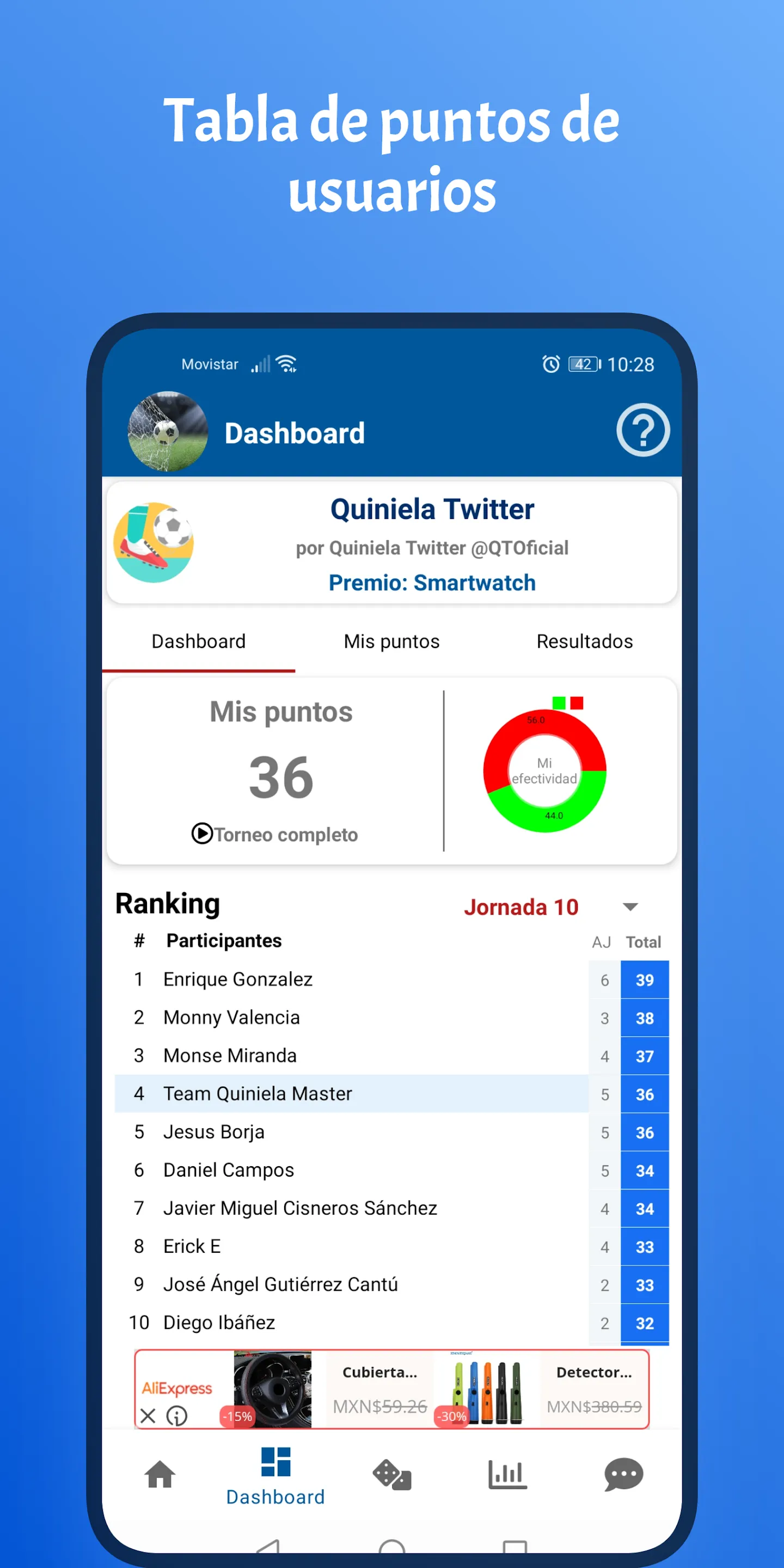 Quiniela Master | Indus Appstore | Screenshot