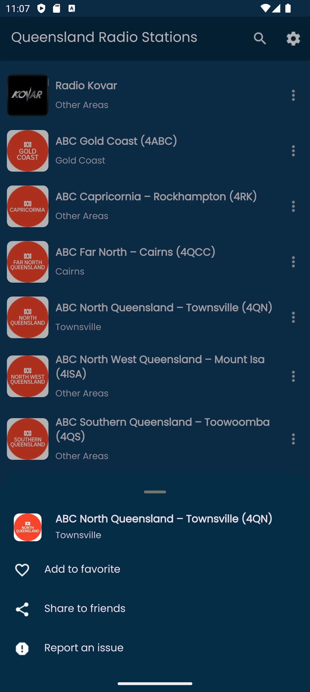 Radios from Queensland | Indus Appstore | Screenshot