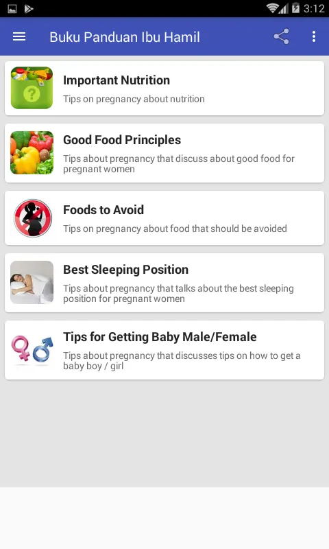 Pregnancy Guide | Indus Appstore | Screenshot