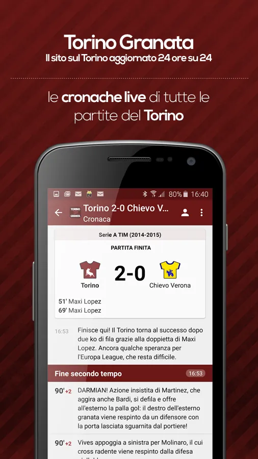 Torino Granata | Indus Appstore | Screenshot