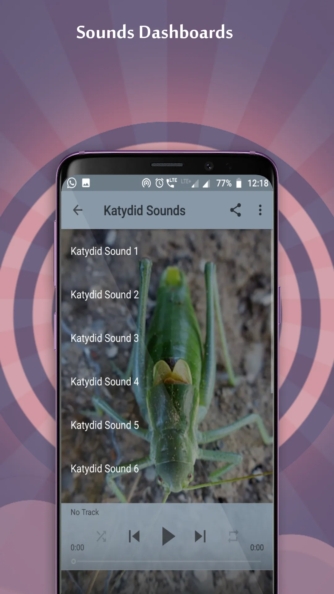 Katydid Sounds | Indus Appstore | Screenshot