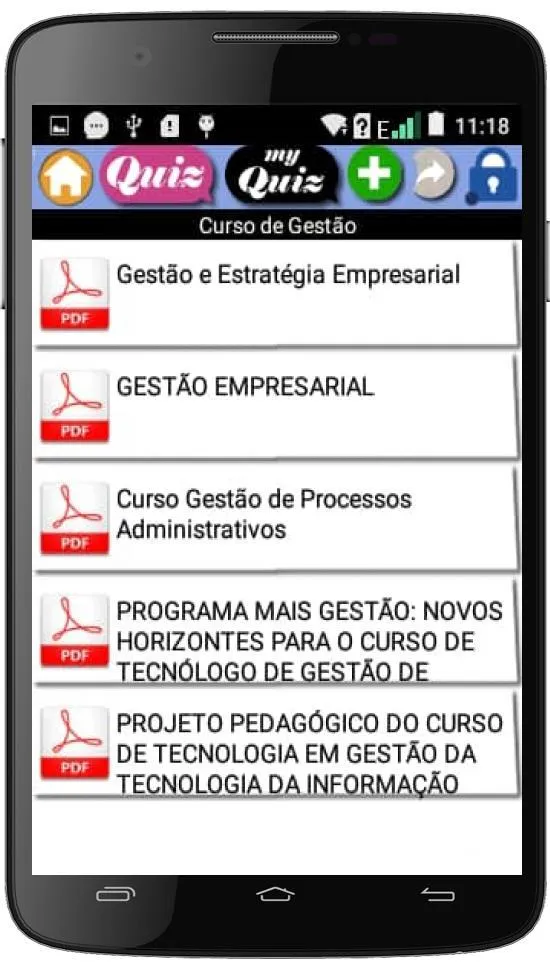 Curso de Gestão | Indus Appstore | Screenshot