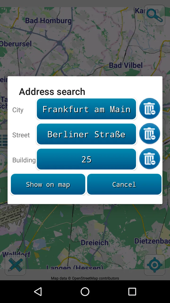 Map of Frankfurt am Main | Indus Appstore | Screenshot