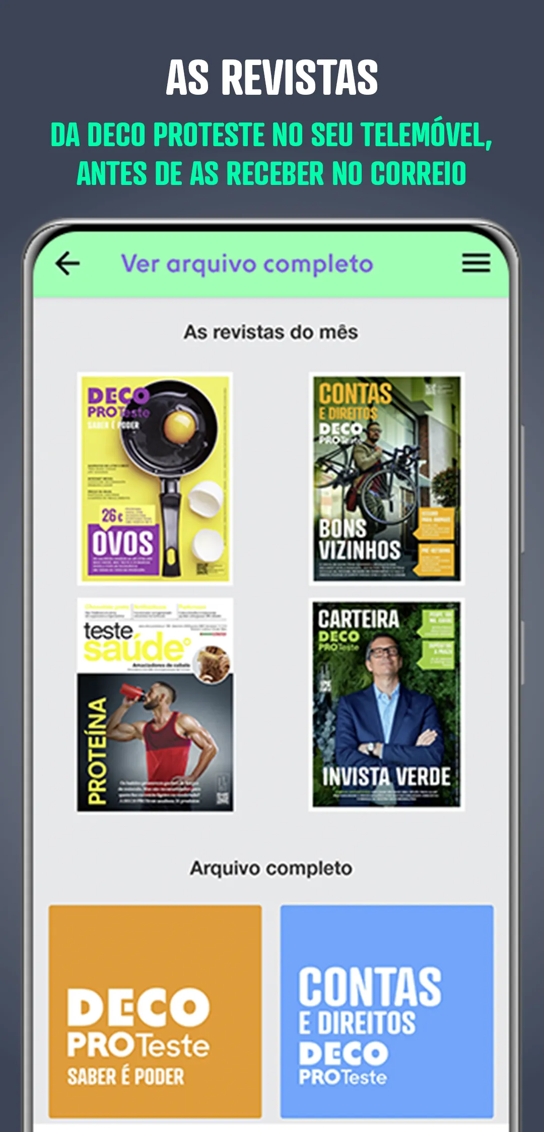 DECO PROteste Revistas | Indus Appstore | Screenshot