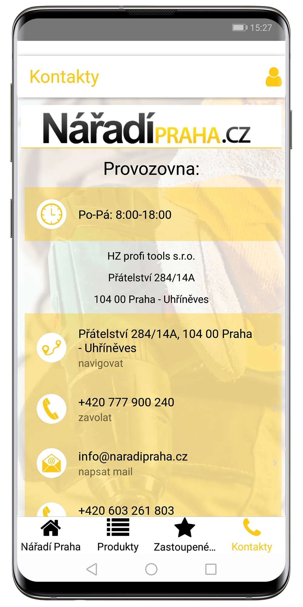 Nářadí Praha | Indus Appstore | Screenshot