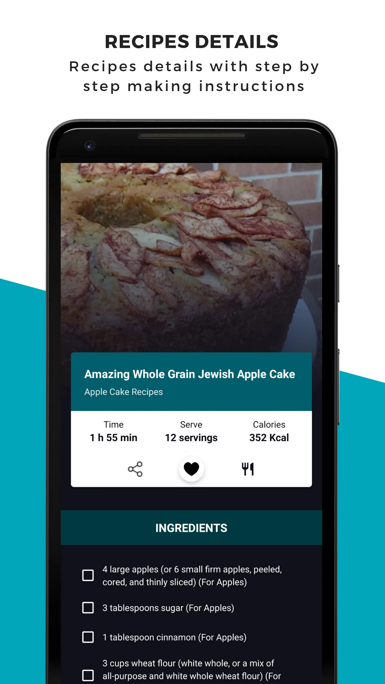 Apple Cake: Fruit Cake Recipes | Indus Appstore | Screenshot