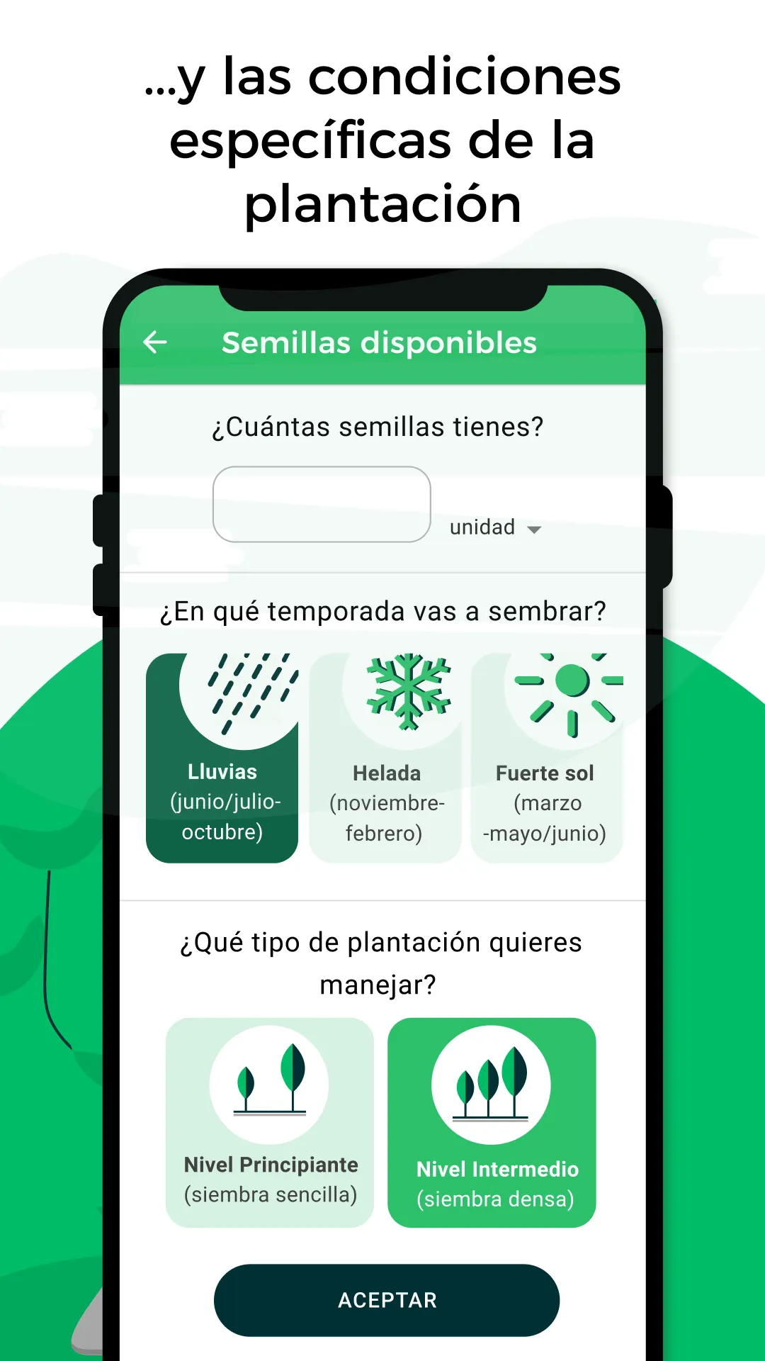 Calculadora de Siembra | Indus Appstore | Screenshot