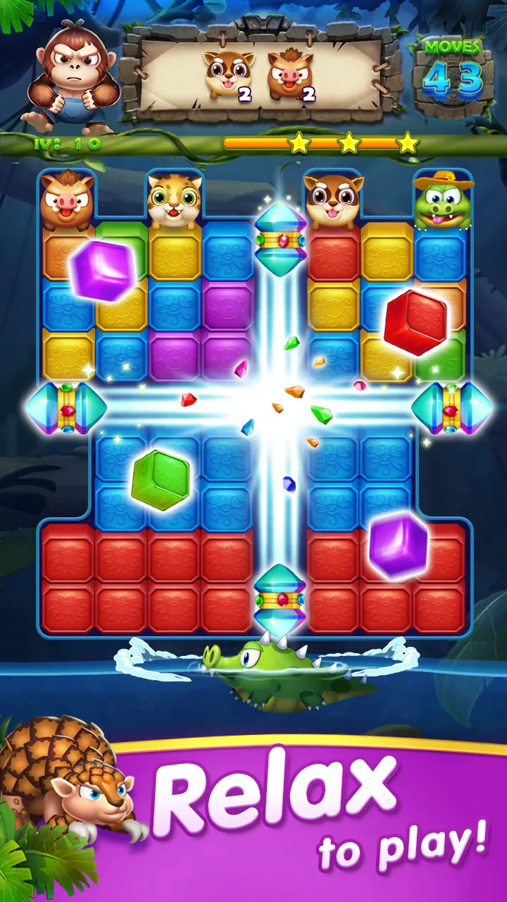 Jungle Blast  -  Jewels Crush  | Indus Appstore | Screenshot