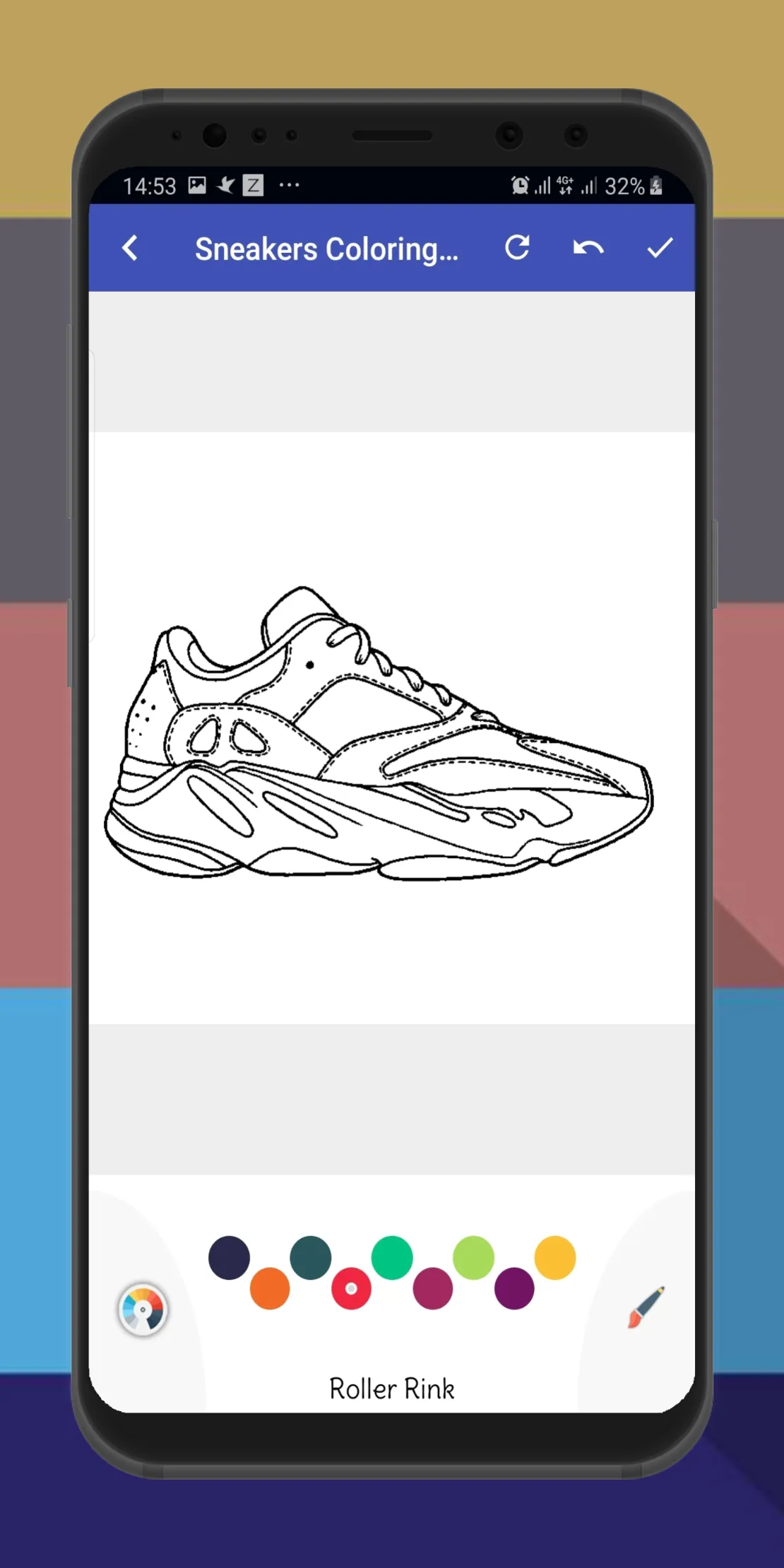 Sneakers Art Coloring Book | Indus Appstore | Screenshot